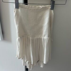 ILLA ILLA Cream Asymmetrical Skirt